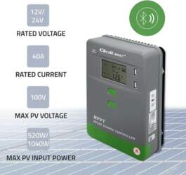 QOLTEC Solar Charge Controller MPPT with