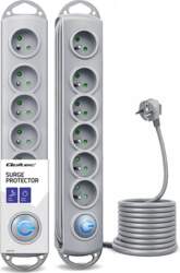 Qoltec Surge protector | 6 sockets