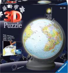 Ravensburger 3D puzzle globe with light