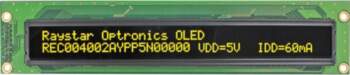 RAYSTAR OPTRONICS Display: OLED | alphanumeric