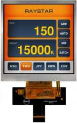 RAYSTAR OPTRONICS Display: TFT | 4&quot