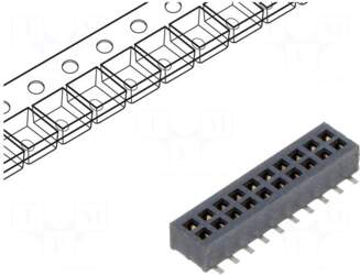 SAMTEC Connector: pin strips | socket
