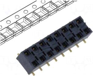 SAMTEC Connector: pin strips | socket