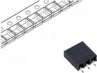 SAMTEC Connector: pin strips | socket