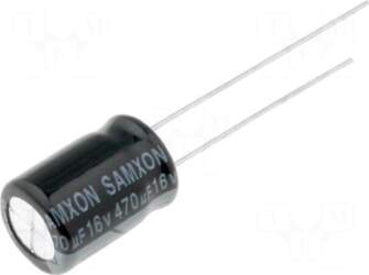 SAMXON Capacitor: electrolytic | THT |