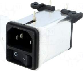 SCHURTER Connector: AC supply | socket