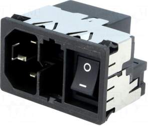 SCHURTER Connector: AC supply | socket