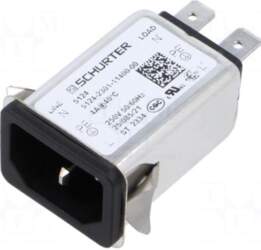 SCHURTER Connector: AC supply | socket