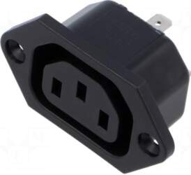 SCHURTER Connector: AC supply | socket