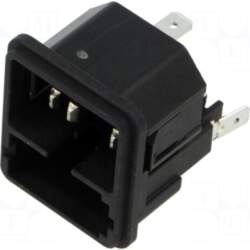 SCHURTER Connector: AC supply | socket