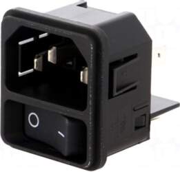 SCHURTER Connector: AC supply | socket