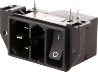 SCHURTER Connector: AC supply | socket