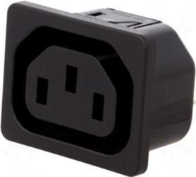 SCHURTER Connector: AC supply | socket