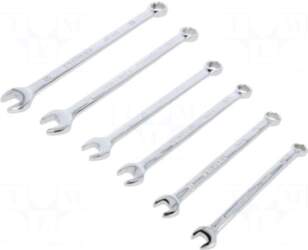STANLEY Wrench: combination spanner-set | Chrom-vanadium