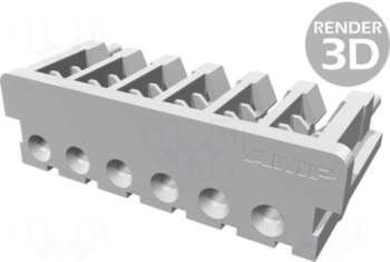 TE Connectivity Connector: wire-board | plug