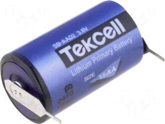 TEKCELL Battery: lithium | 1/2AA |