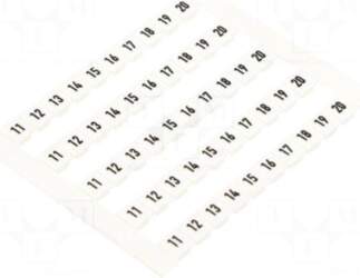 WEIDMÜLLER Marker | white | Width:
