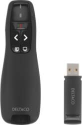 Wireless presenter DELTACO with laser pointer