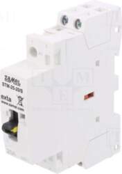 ZAMEL Contactor: 2-pole installation | 25A