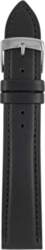 Zeppelin Leather strap black 20 mm