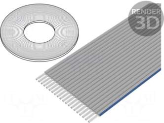 3M Wire: ribbon | 1.27mm