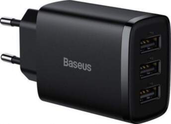 Adapteris Baseus Compact Charger 3U 17W