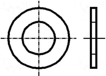 BOSSARD Washer | round | M1