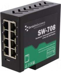 BRAINBOXES Industrial module: switch Ethernet |
