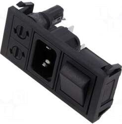 BULGIN Connector: AC supply | socket