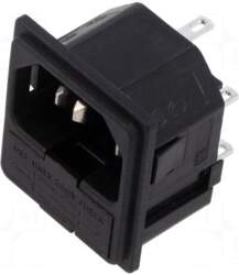 BULGIN Connector: AC supply | socket