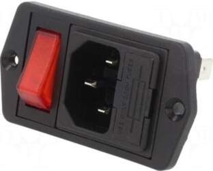BULGIN Connector: AC supply | socket