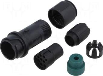 BULGIN Connector: circular | plug |