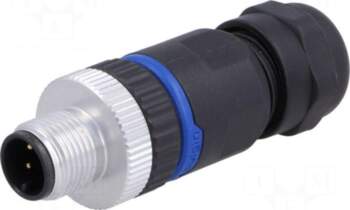 BULGIN Plug | M12 | PIN: