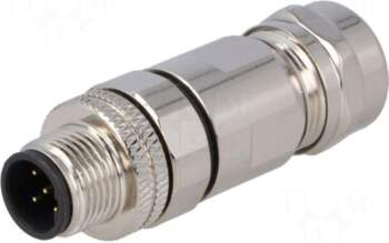 BULGIN Plug | M12 | PIN: