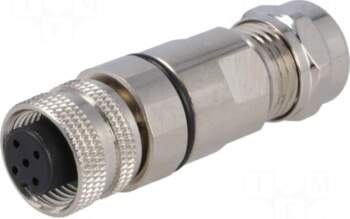 BULGIN Plug | M12 | PIN: