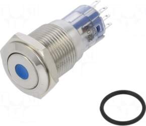 BULGIN Switch: vandal resistant | DPDT