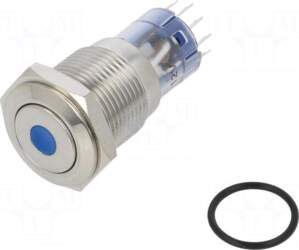 BULGIN Switch: vandal resistant | DPDT