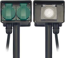 China 2-WAY GARDEN SOCKET WITH TIMER