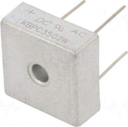 DC COMPONENTS Bridge rectifier: single-phase |