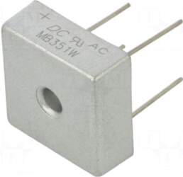 DC COMPONENTS Bridge rectifier: single-phase |
