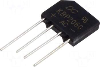 DC COMPONENTS Bridge rectifier: single-phase |