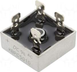 DC COMPONENTS Bridge rectifier: single-phase |
