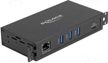 DELOCK Hub USB | RJ45 socket