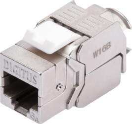 Digitus Keystone module Cat.6a (silver/white