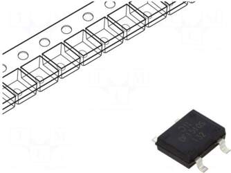 DIODES INCORPORATED Bridge rectifier: single-phase |