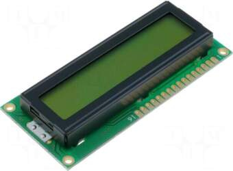 DISPLAY ELEKTRONIK Display: LCD | alphanumeric