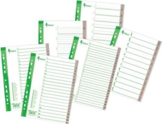 Divider Forpus, A4, 1-6 digits, plastic