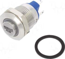 E-SWITCH Switch: vandal resistant | Pos: