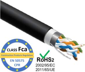 ElectroBase ® LAN Datortīklu kabelis, PRO