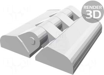 ELESA+GANTER Hinge | Width: 63mm |
